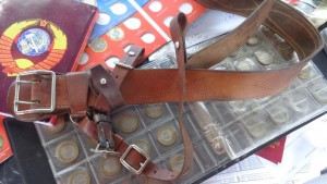 Кожаные ремни  ,предположительно 3-й рейх....