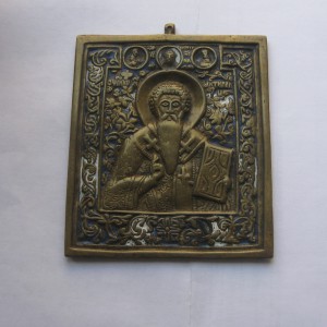 Св. Антипий, эмаль.