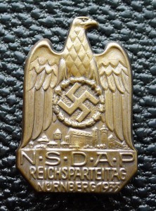 Знак участника имперского партийного съезда в Нюрнберге 1933