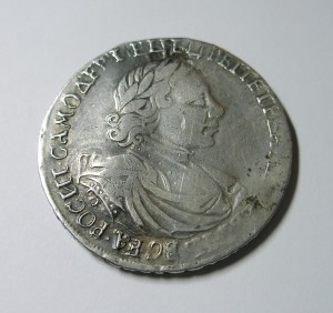 1 РУБЛЬ 1719г. (ОК) !!!