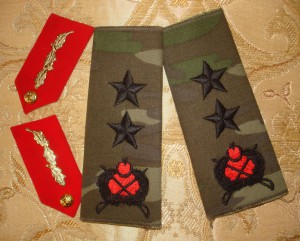 Фуражка, погоны и петлицы турецкого генерала.