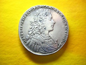 Рубль 1728 г.