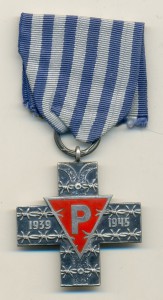КРЕСТ УЗНИКОВ ФАШИСТСКИХ КОНЦЛАГЕРЕЙ(ПОЛЬША)