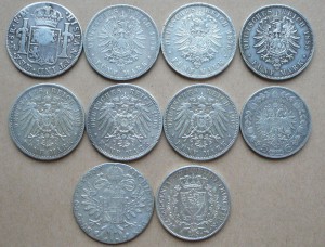 Серебро Европа XIX-нач.XX вв. 24 шт и 3 современных