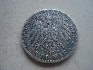2 марки 1896г.Редкая земля