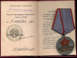 За Трудовую Доблесть на доке Ментешашвили