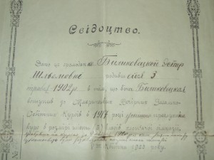 паспорт 1916