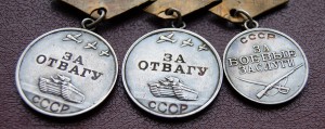 2 ОТВАГИ + 1 ЗБЗ на одного , на документе , на общей колодке