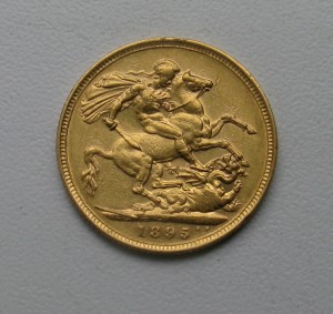 Соверены 3 шт  1893,1895,1889 г
