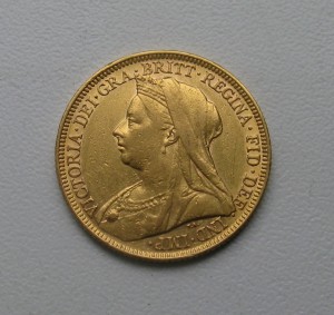 Соверены 3 шт  1893,1895,1889 г