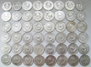 Биллоны   10 , 15 и 20 коп 1922-1930 г - 172 шт