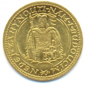 Чехословакия 1 дукат 1933 года. Золото.