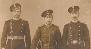 Трое рядовых 84 пехотного Ширванского полка.