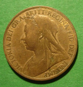 1 пенни 1898г. (Великобритания)
