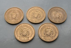 Сеятели, 5шт, разные года.