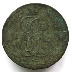 5 копеек 1787 ТМ