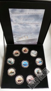 Набор (10 штук) цветных монет