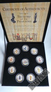 Набор (10 штук) цветных монет