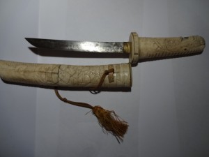 Нож Китай, кость