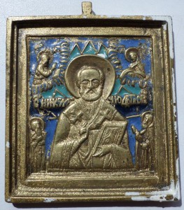 плашка трёхцветная  Николай