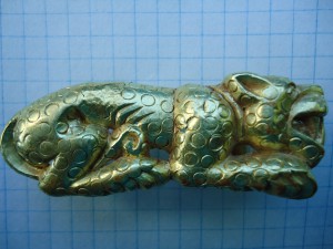 Скифский золотой барс.