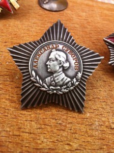 Суворов 3 №5**,Невский №18**,ОВ 1 №19***,отвага №33***