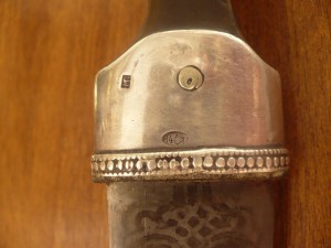 Кинжал ККВ в серебре с поясом. 1895г.
