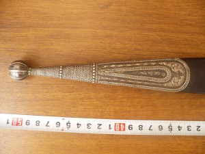 Кинжал ККВ в серебре с поясом. 1895г.
