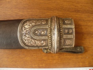 Кинжал ККВ в серебре с поясом. 1895г.