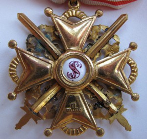 Станислав II степени за воинские заслуги. Бронза. Люкс.