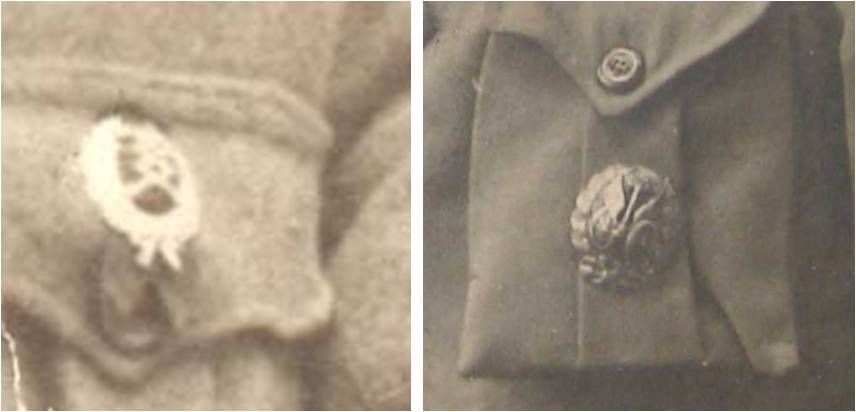 Знак Красного командира РАННИЙ (Царского типа) 1917-1919гг