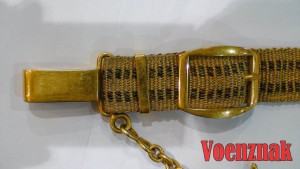 Подвесы к генеральскому ремню, золотая нить