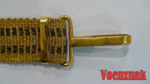 Подвесы к генеральскому ремню, золотая нить