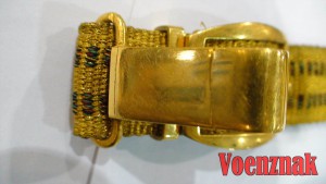 Подвесы к генеральскому ремню, золотая нить