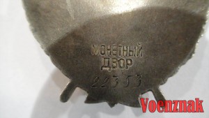 Орден Красного знамени II вручение, №22353