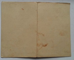 Времянка на Отвагу (бланк фирменный)