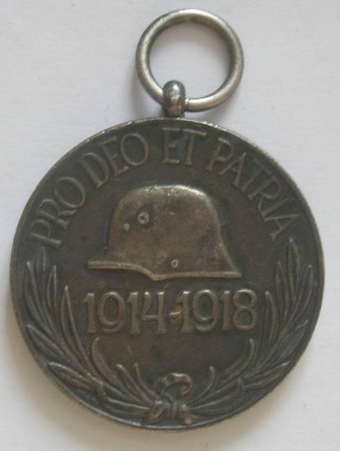 PRO DEO ET PATRIA  1914-1918