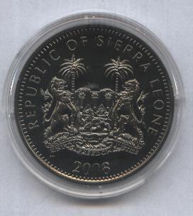 Набор монет. СЬЕРРА ЛЕОНЕ. 2008.