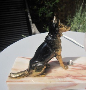 Настольная лампа Немецкая Овчарка 1930