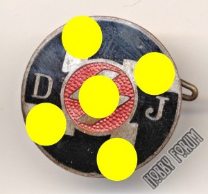 Членские знаки Немецкой молодежи в Гитлерюгенде