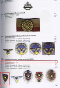 Знаки Национал-социалистического имперского союза фронтовико