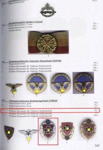 Знаки Национал-социалистического имперского союза фронтовико