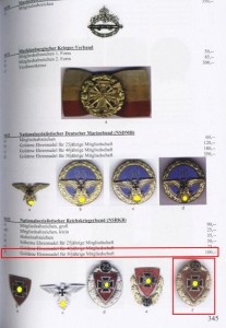 Знаки Национал-социалистического имперского союза фронтовико