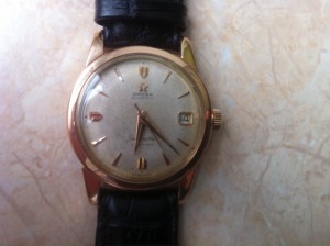 Omega seamaster date 18k