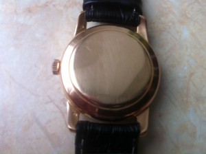 Omega seamaster date 18k