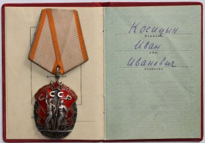 орден "Знак Почета"№87352 с доком (Профессор - ЛИЧНОСТЬ!!!!)