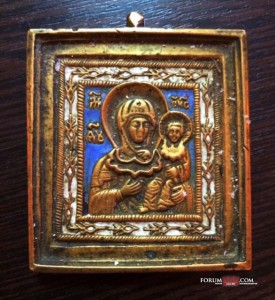 Богородица в эмалях