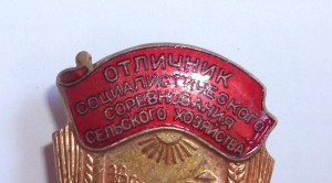 Знак Отличник Социалистического соревнования сельского хоз.