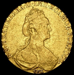 10 рублей 1780 СПБ