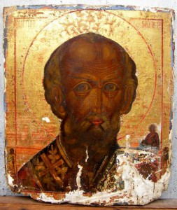 Икона  Николай Чудотворец Отвратный. Ветка
